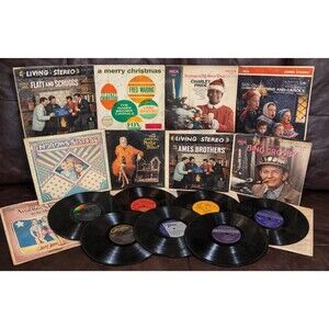 Vintage Vinyl Record Lot | Classic Pop, Jazz, Country & Christmas LPs